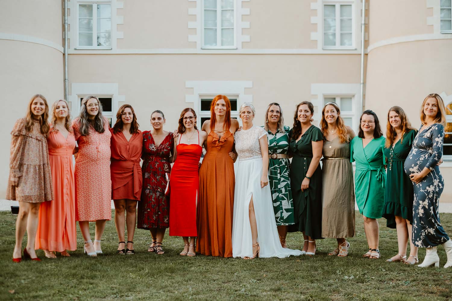 reportage photo groupe mariage— Domaine de la Mazure Chapelle Basse Mer