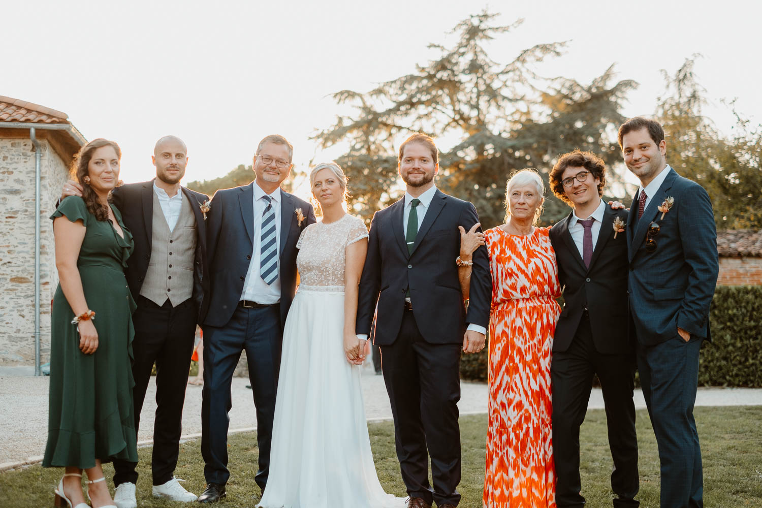 reportage photo groupe mariage— Domaine de la Mazure Chapelle Basse Mer