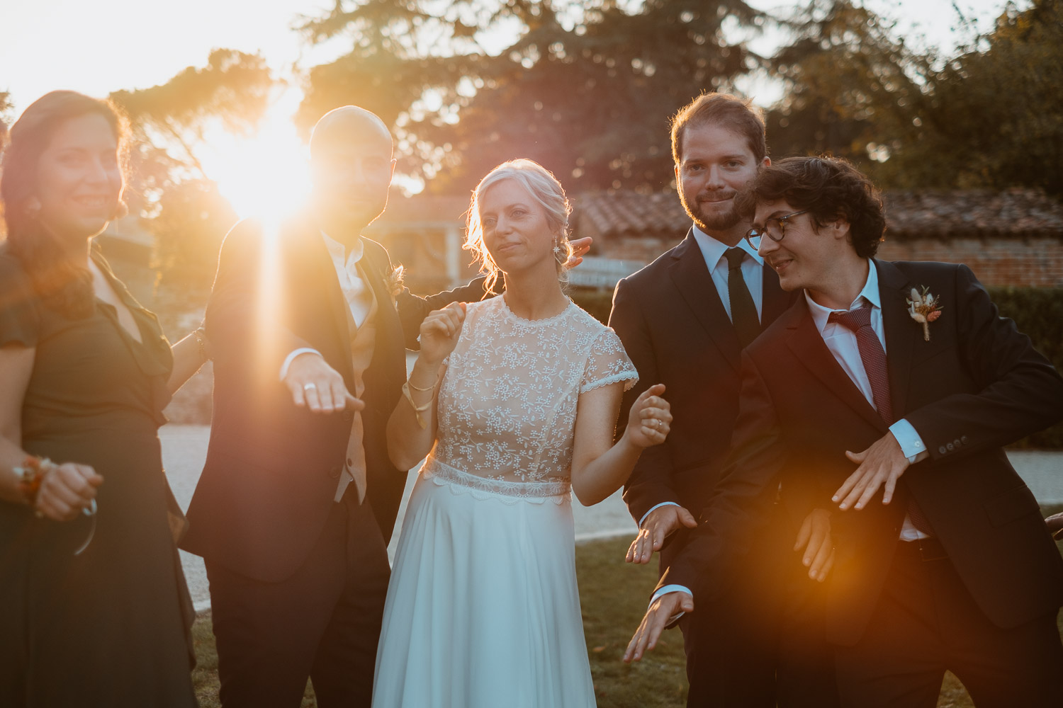 reportage photo groupe mariage— Domaine de la Mazure Chapelle Basse Mer