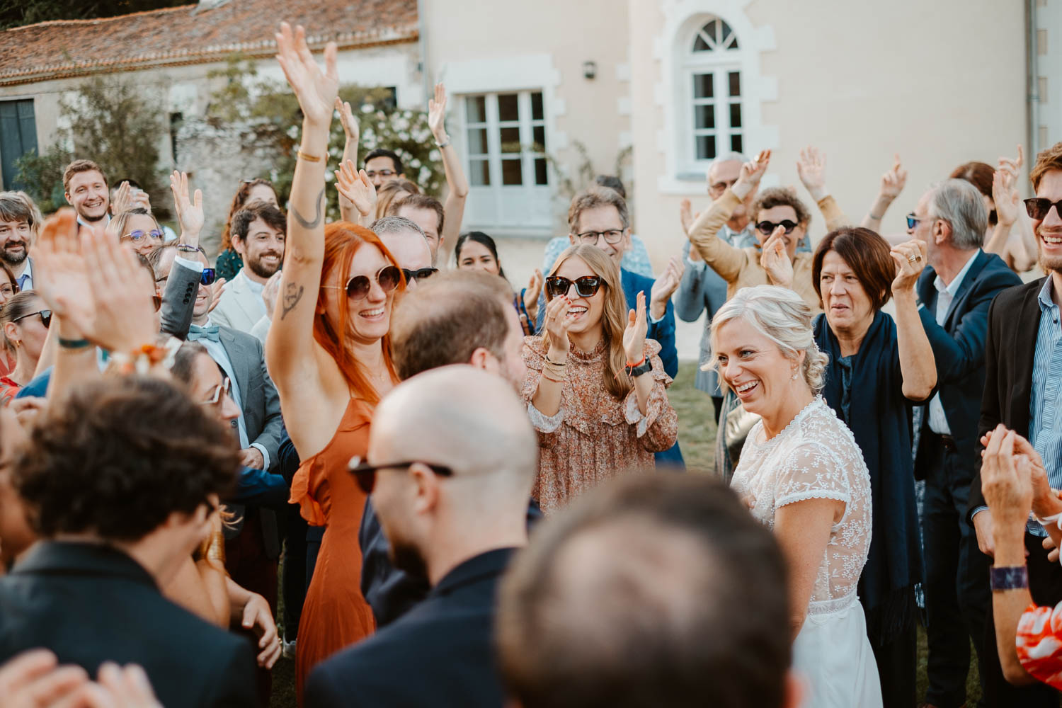 danse flash mob fun cocktail mariage — Domaine de la Mazure Chapelle Basse Mer