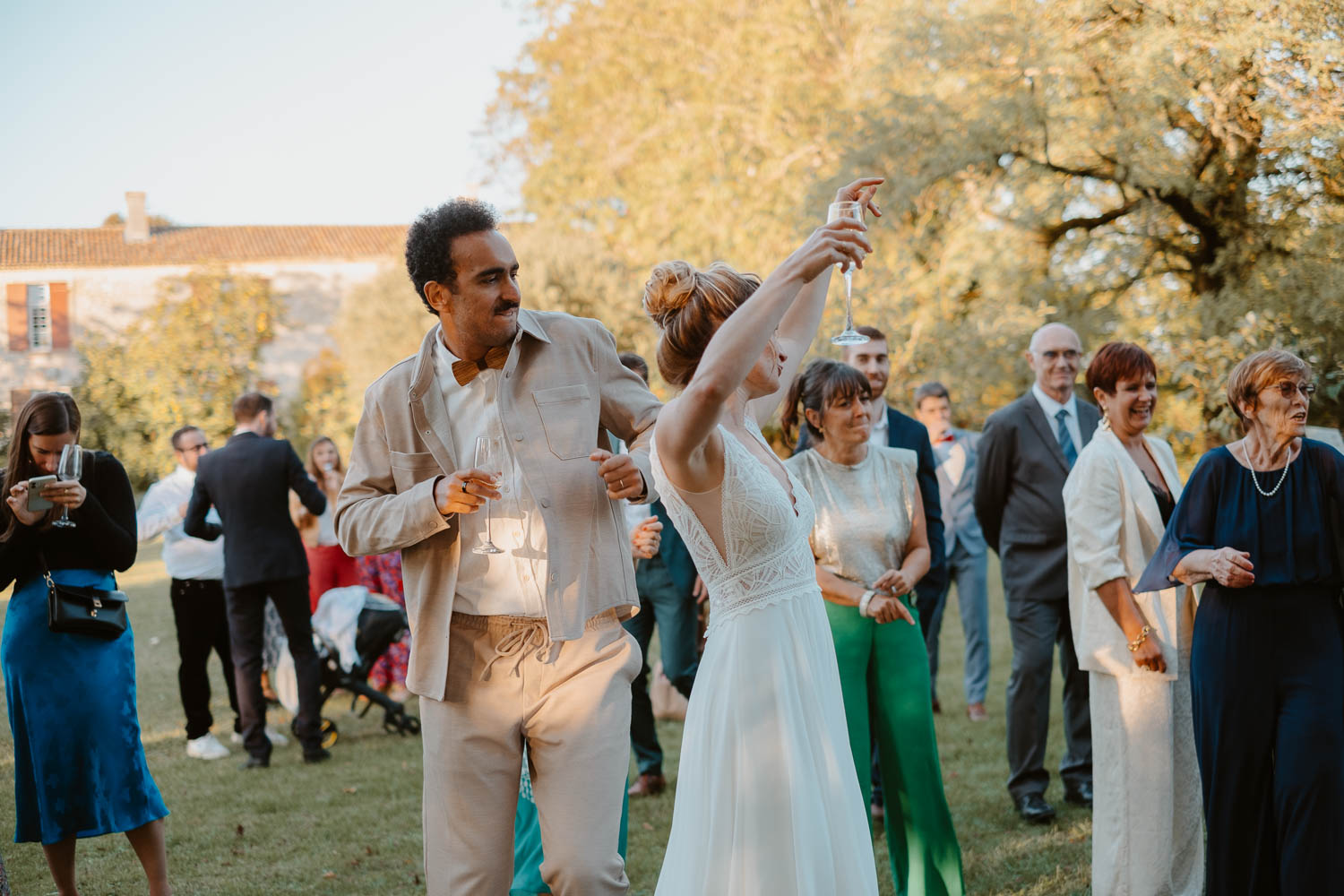 groupe musique rock & potes cocktail mariage — Château de Théon à Cozes