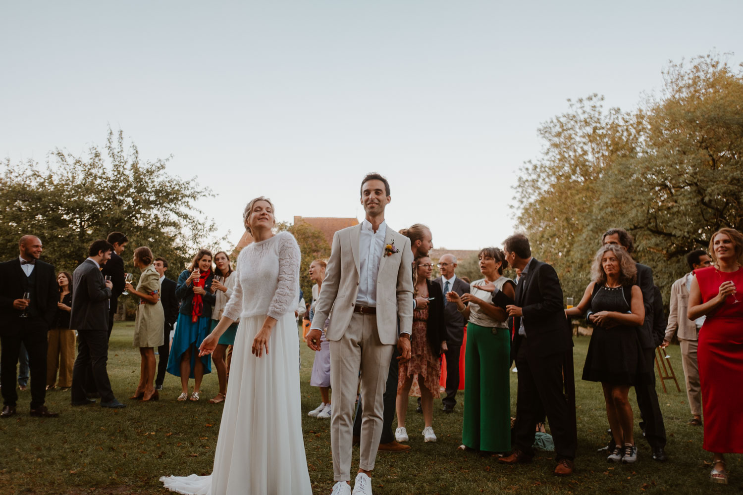 danse flash mob fun cocktail mariage — Château de Théon à Cozes