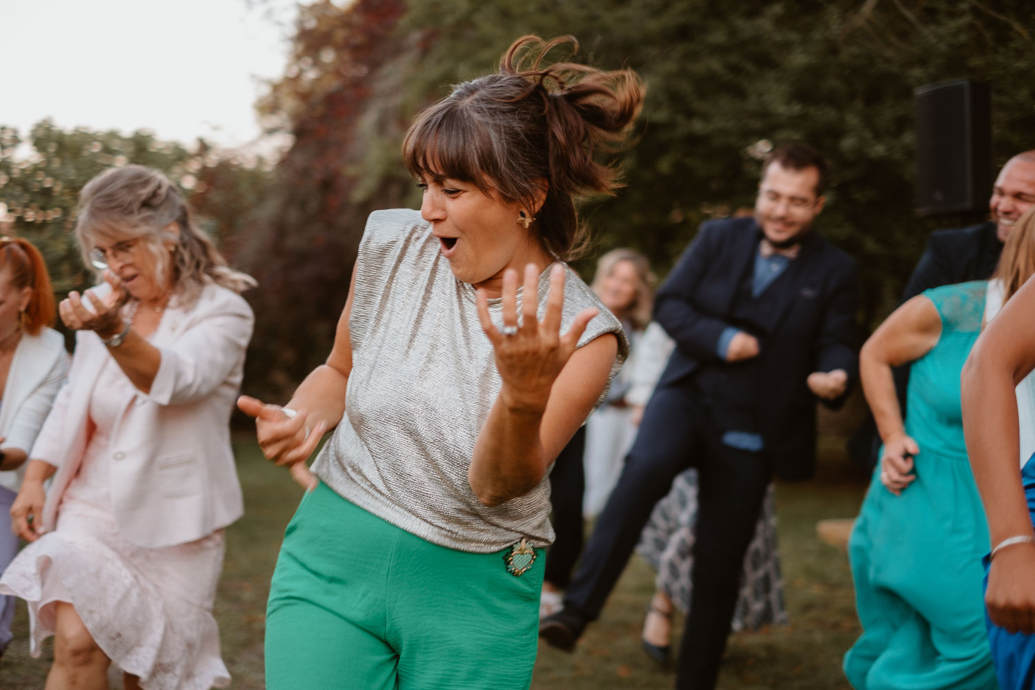 danse flash mob fun cocktail mariage — Château de Théon à Cozes