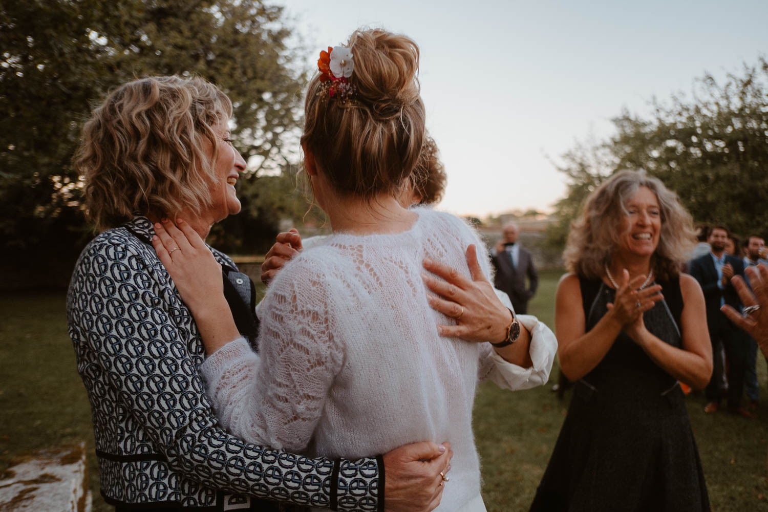 danse flash mob fun cocktail mariage — Château de Théon à Cozes