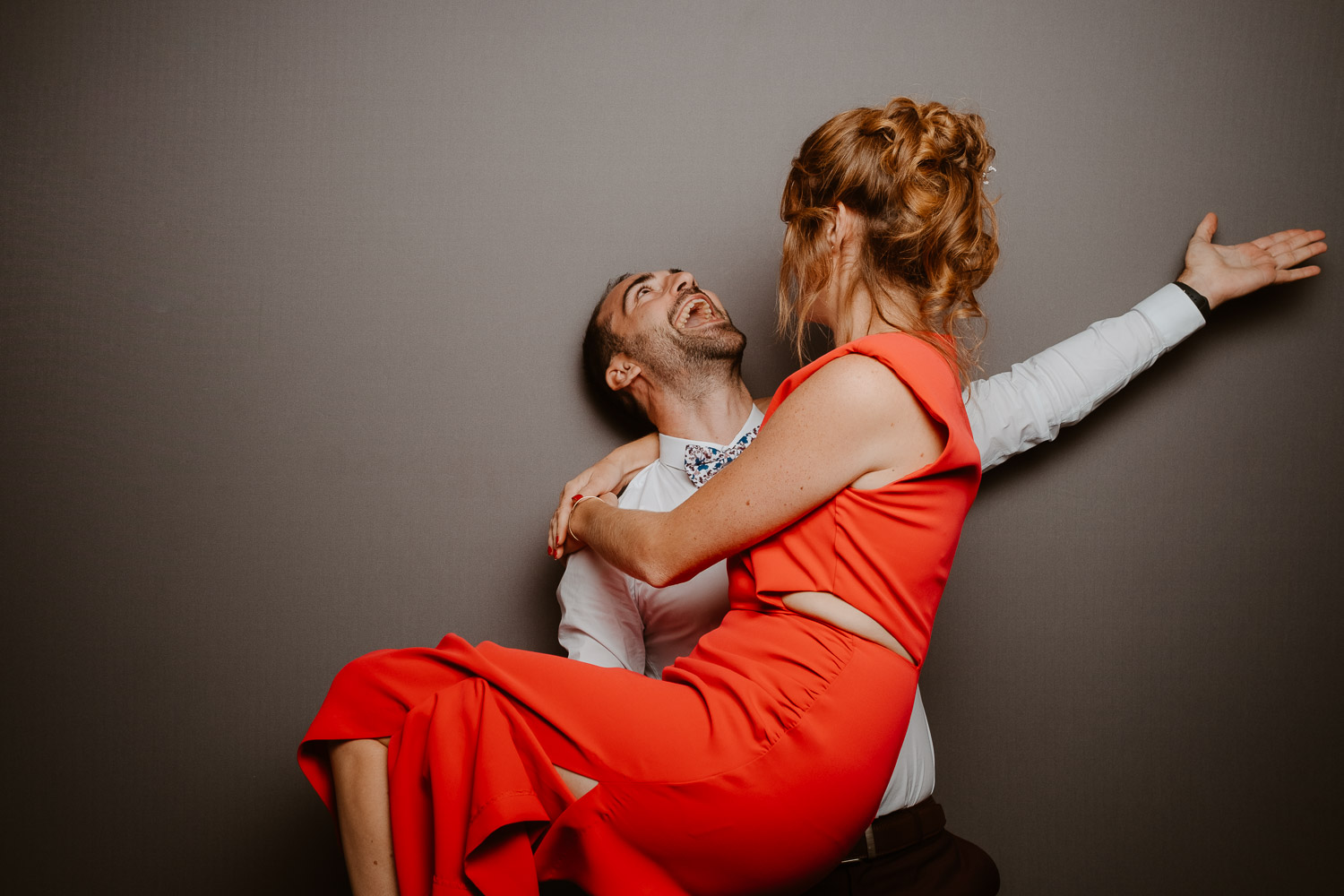 studio photo fun photomaton soirée mariage — Château de Théon à Cozes