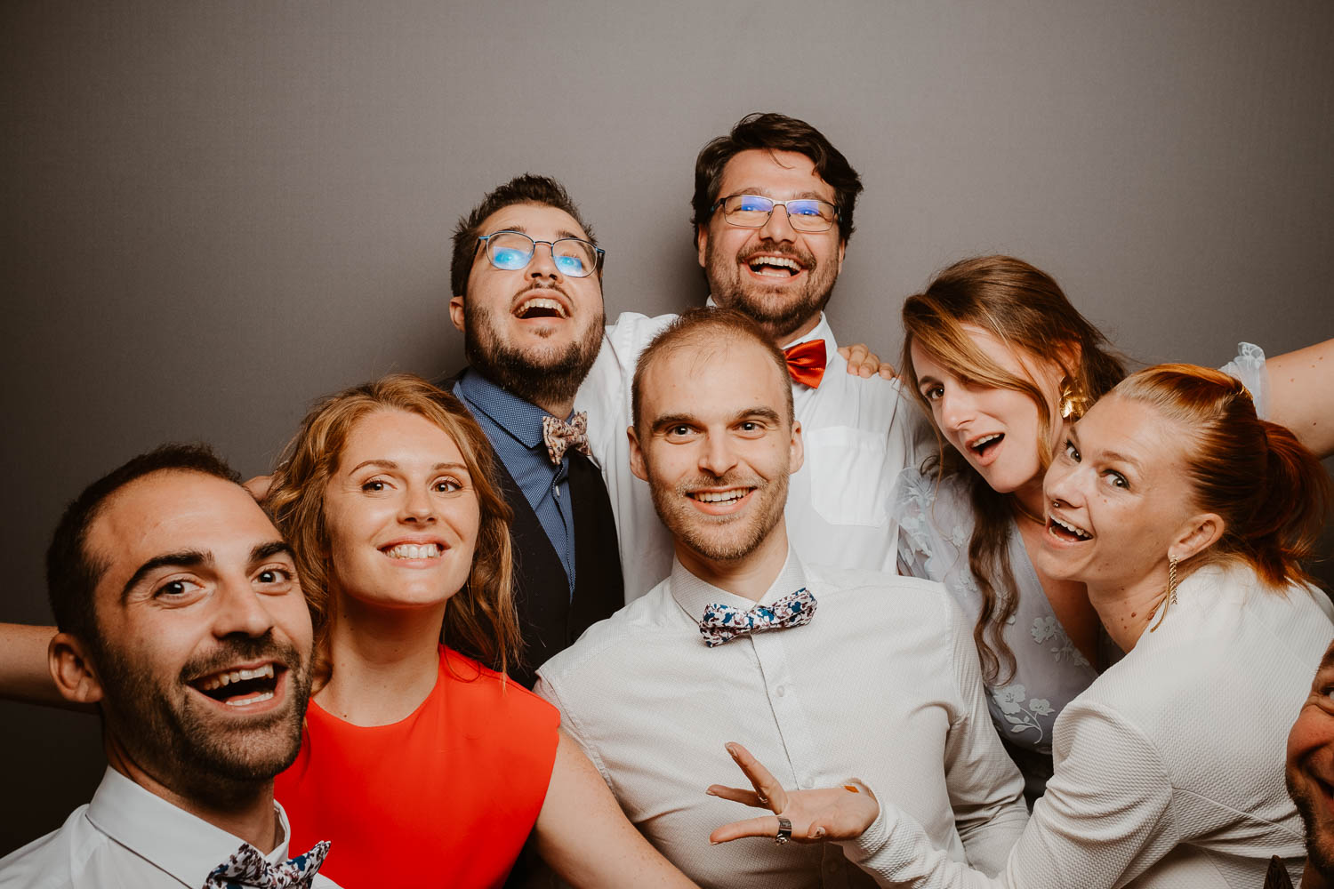 studio photo fun photomaton soirée mariage — Château de Théon à Cozes