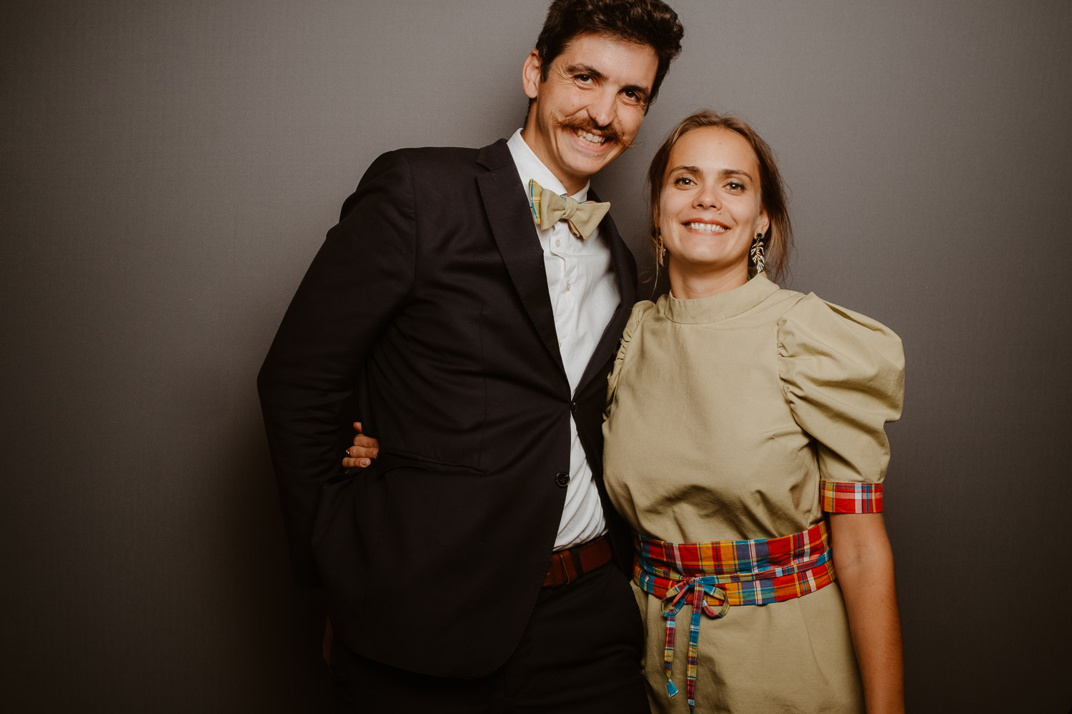 studio photo fun photomaton soirée mariage — Château de Théon à Cozes