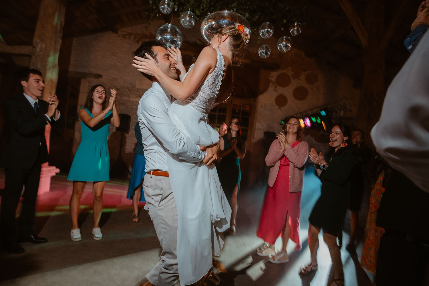 ouverture de bal jeunes mariés — Château de Théon à Cozes