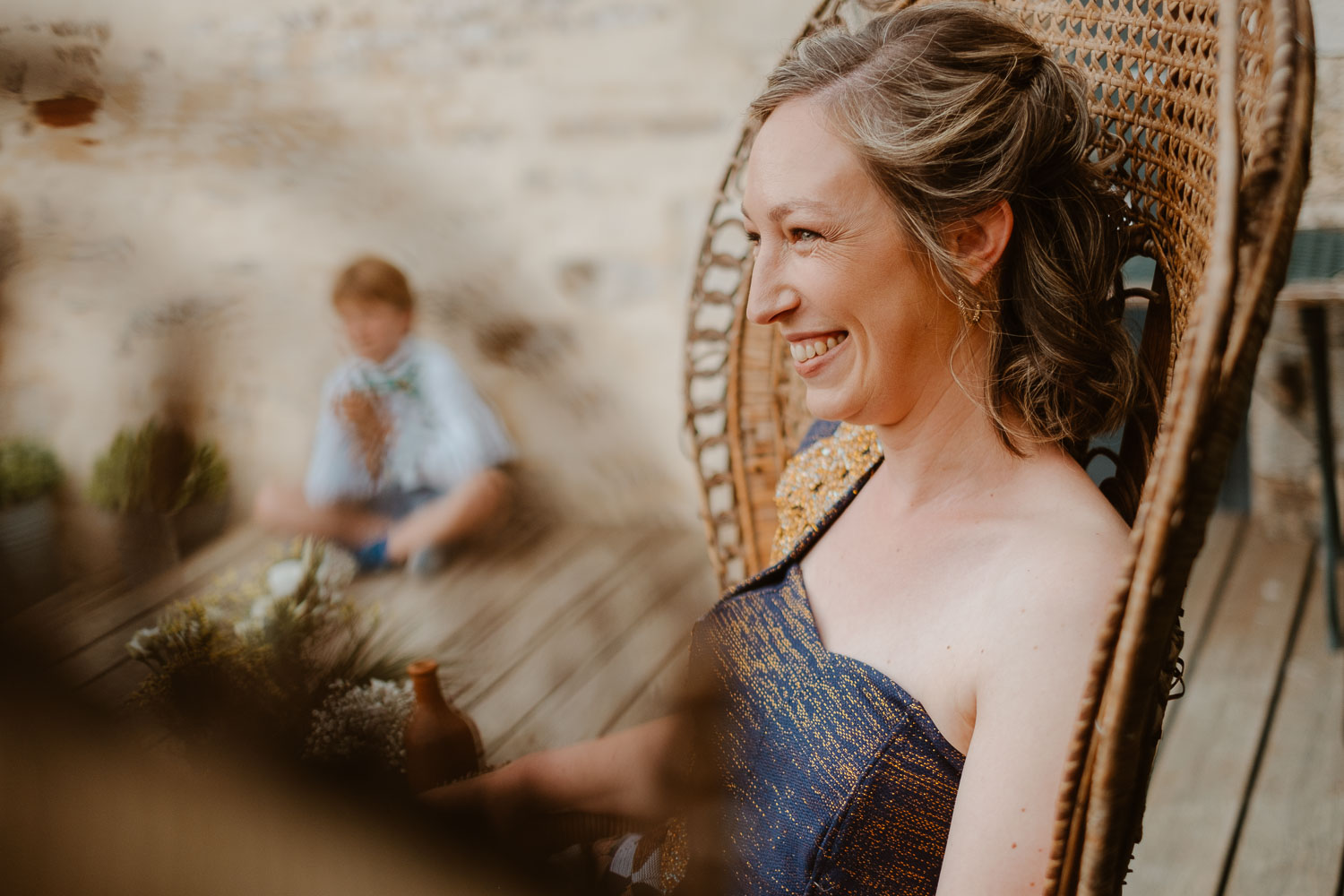 reportage photo mariage lifestyle cérémonie laïque — Domaine de la Moinardière à Le Bernard Vendée