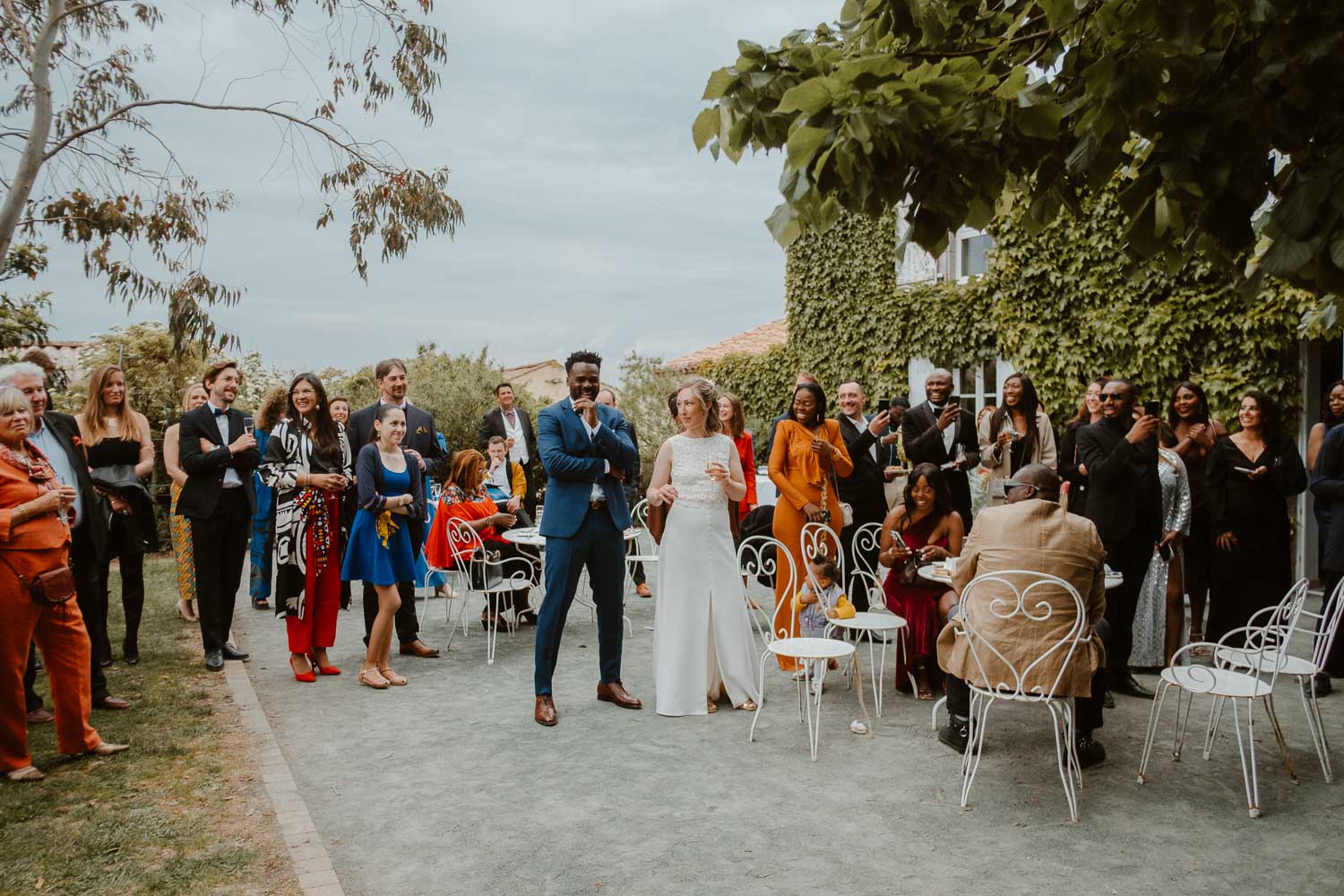 reportage photo lifestyle instants de vie cocktail mariage— Domaine de la Moinardière à Le Bernard Vendée