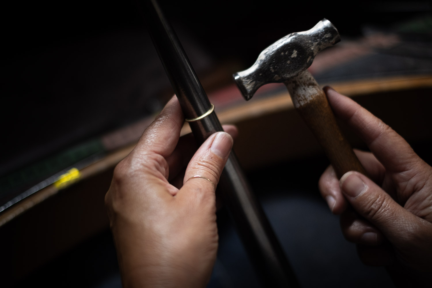 Séance photo portrait artisan créateur boutique atelier Helene Turbé Joaillère Bijoux à Nantes