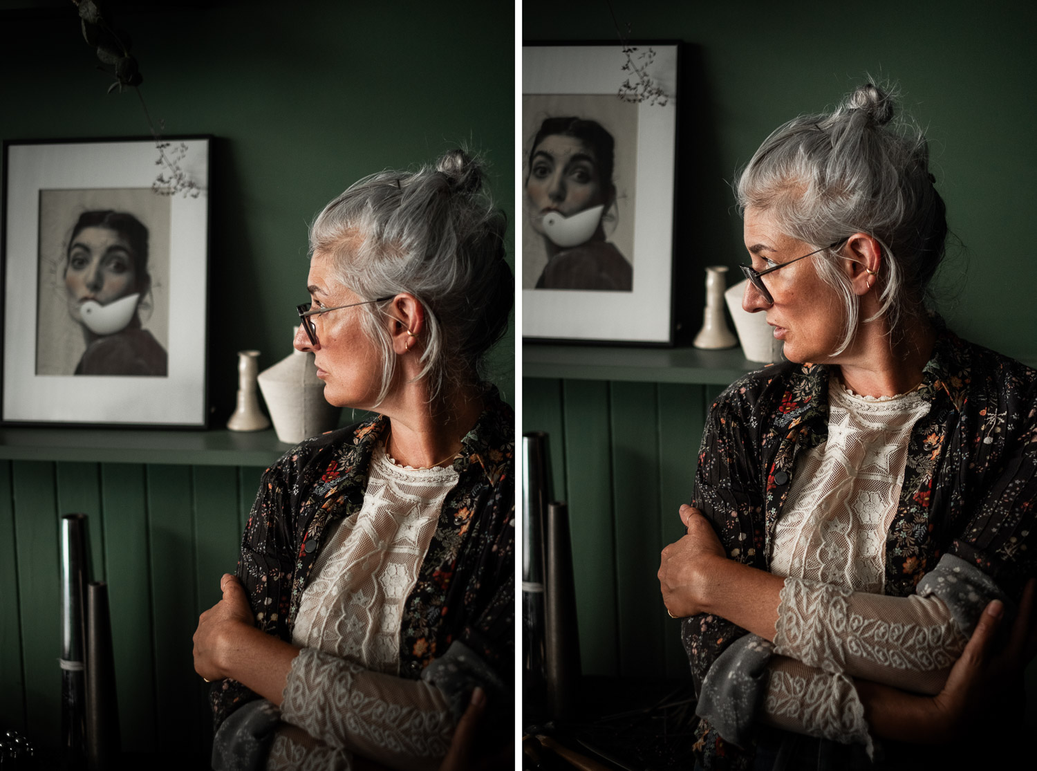 Séance photo portrait artisan créateur boutique atelier Helene Turbé Joaillère Bijoux à Nantes