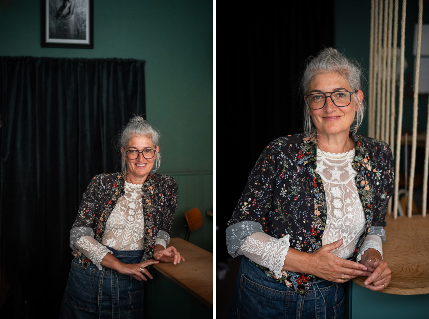 Séance photo portrait artisan créateur boutique atelier Helene Turbé Joaillère Bijoux à Nantes