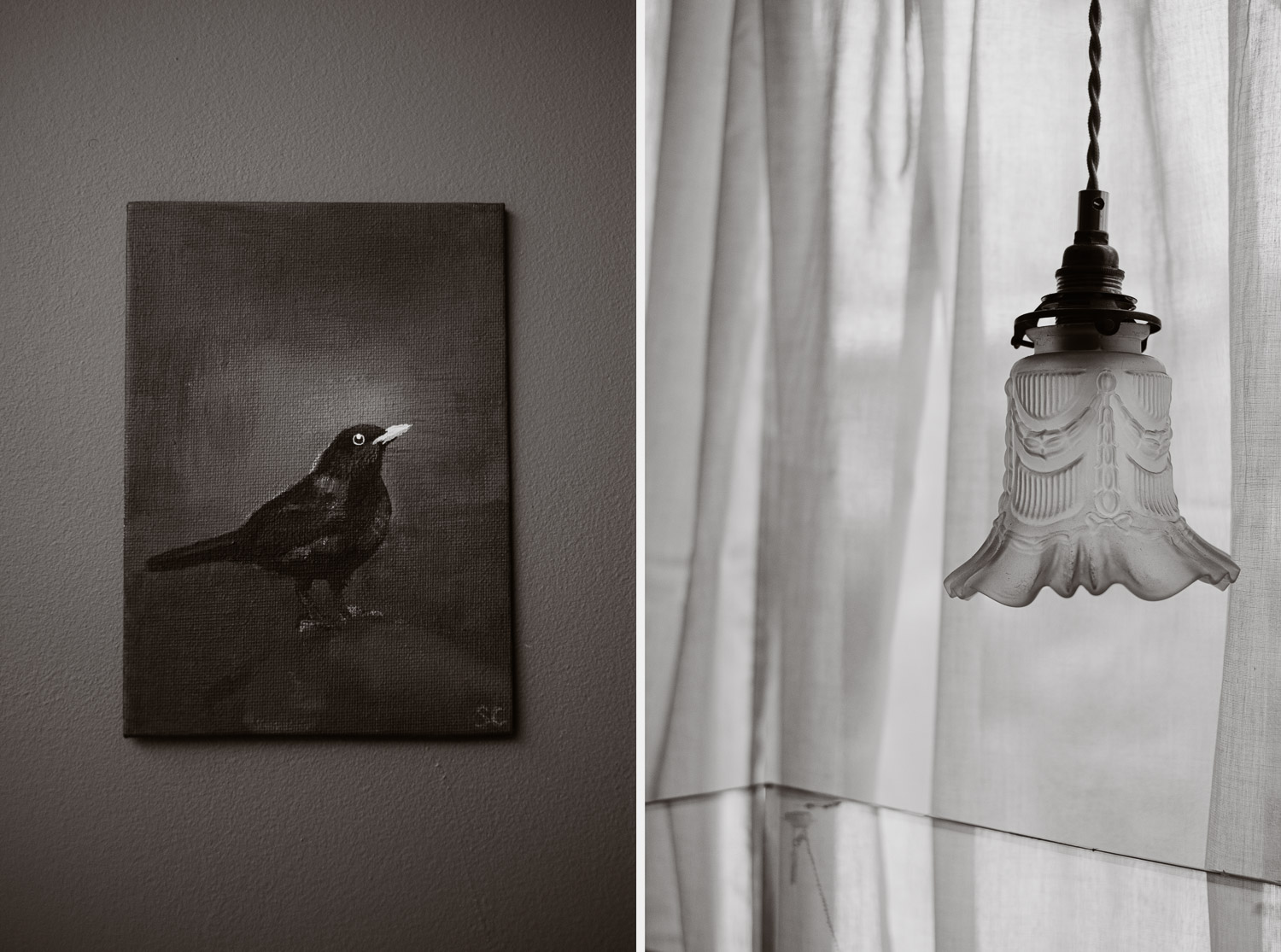 Séance N&B photo portrait artisan créateur boutique atelier Helene Turbé Joaillère Bijoux à Nantes