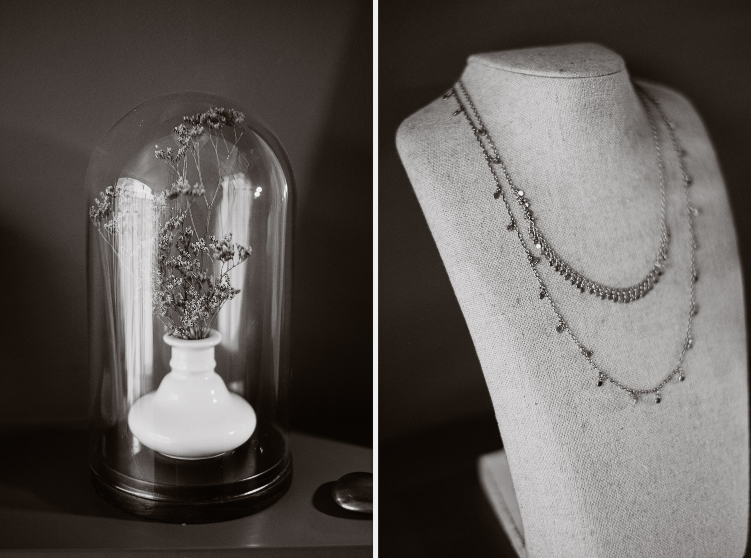 Séance N&B photo portrait artisan créateur boutique atelier Helene Turbé Joaillère Bijoux à Nantes