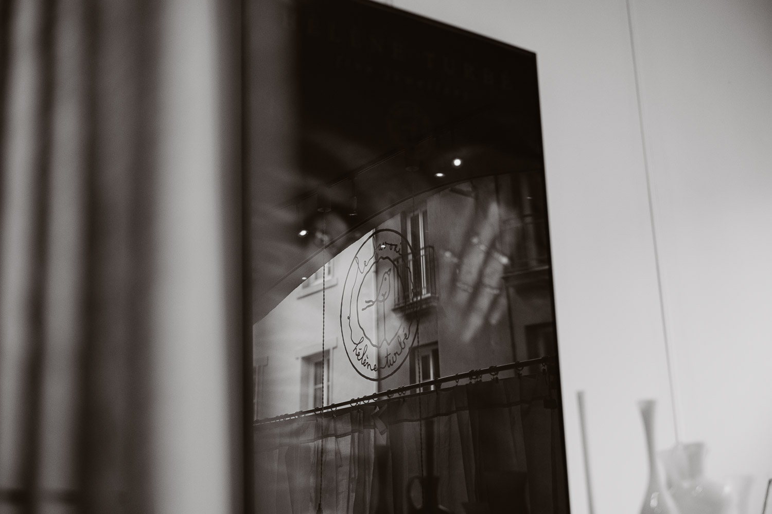 Séance N&B photo portrait artisan créateur boutique atelier Helene Turbé Joaillère Bijoux à Nantes