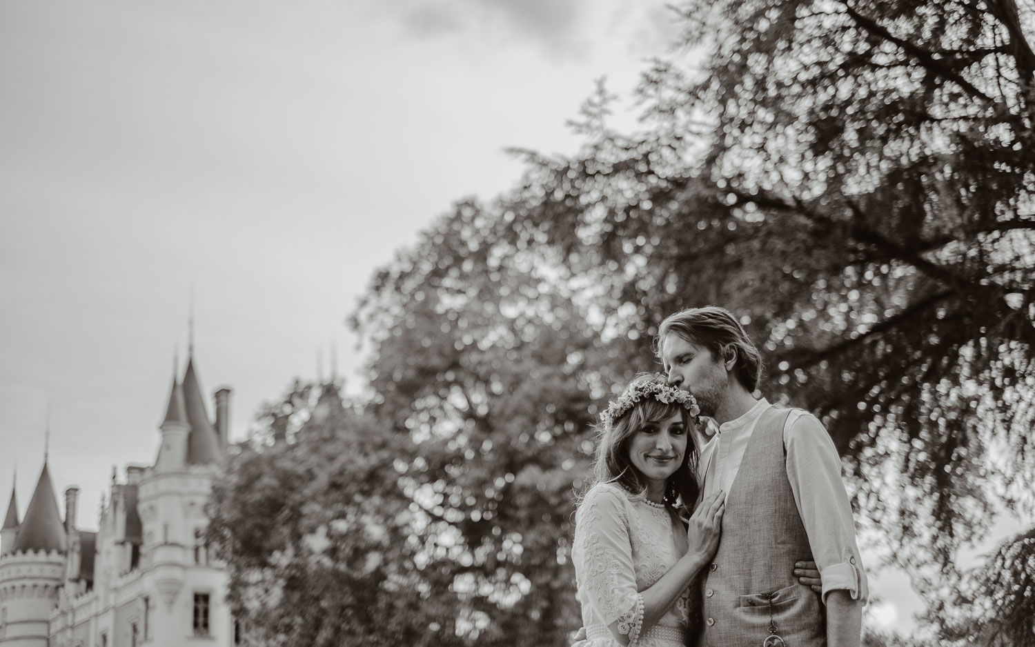 Séance photo couple américain demande en mariage en pays de la loire (49) - Loire Valley