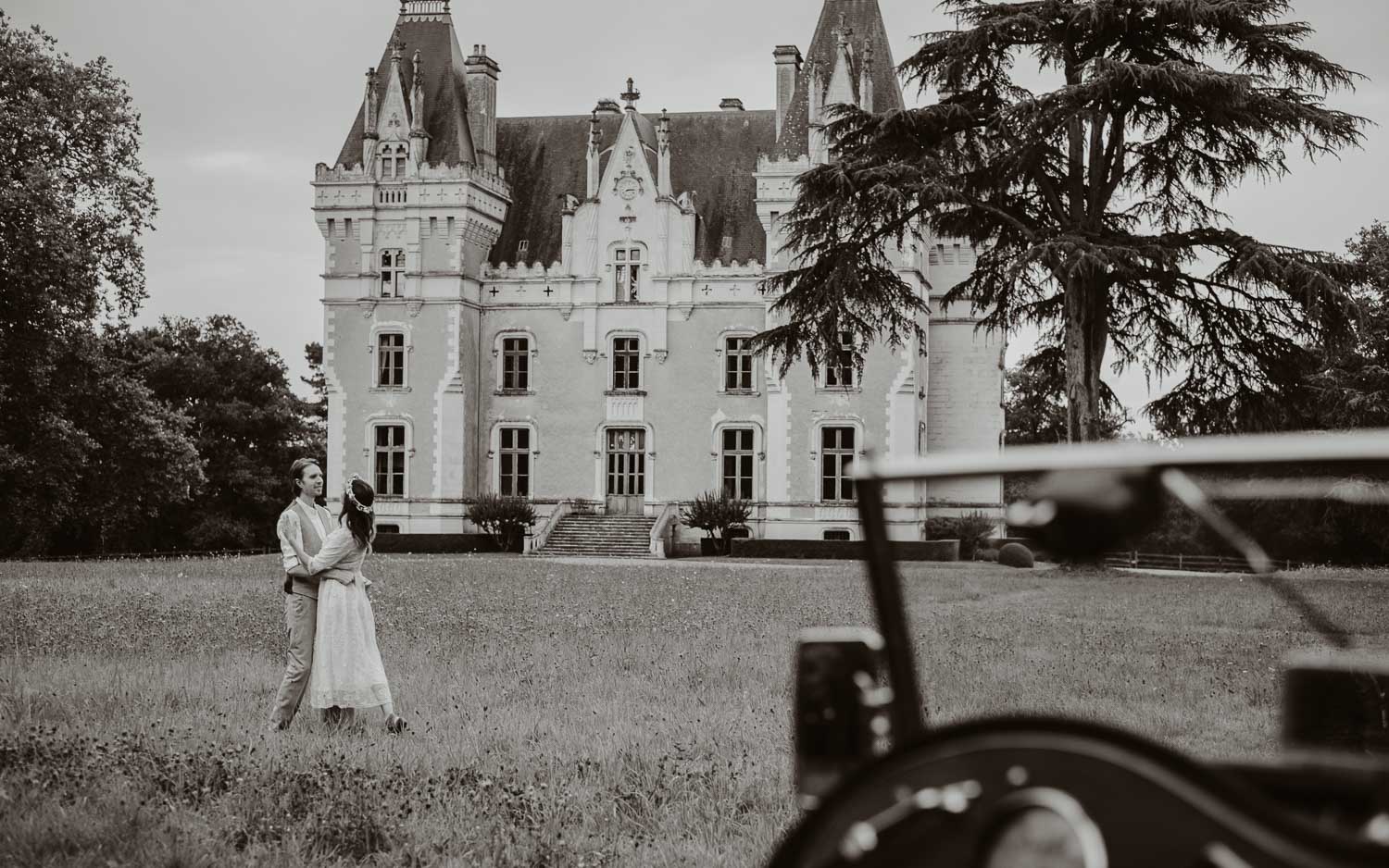 Séance photo couple américain demande en mariage en pays de la loire (49) - Loire Valley
