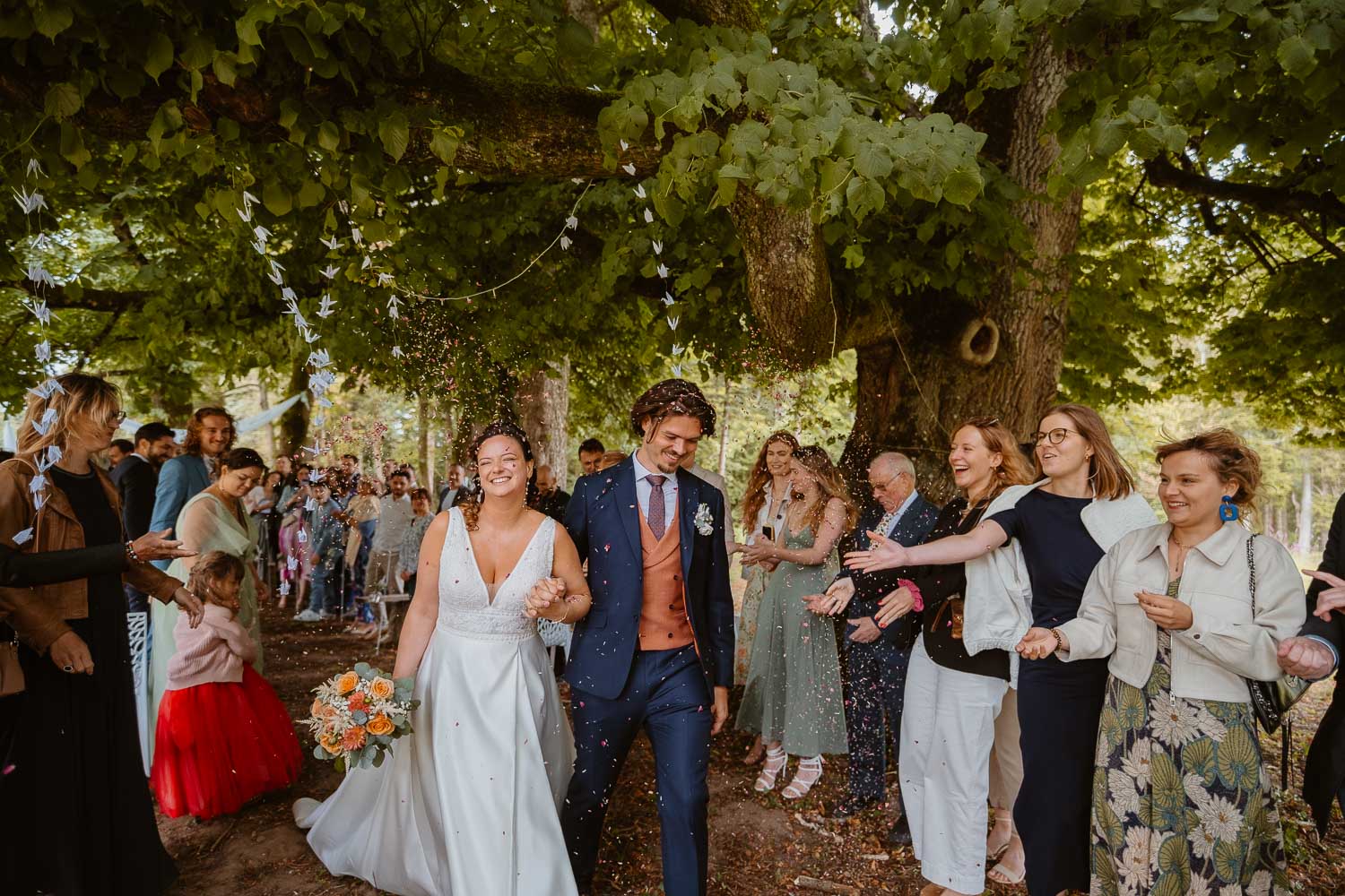 reportage photo mariage lifestyle cérémonie laïque — Château de la Forêt au Cellier