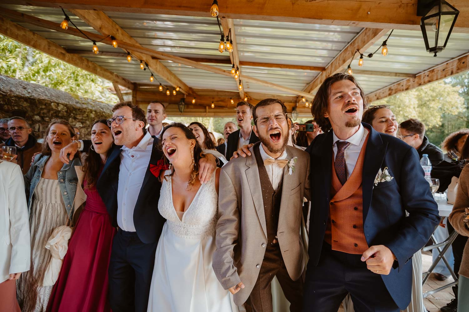 groupe musique rock & potes cocktail mariage — Château de la Forêt au Cellier