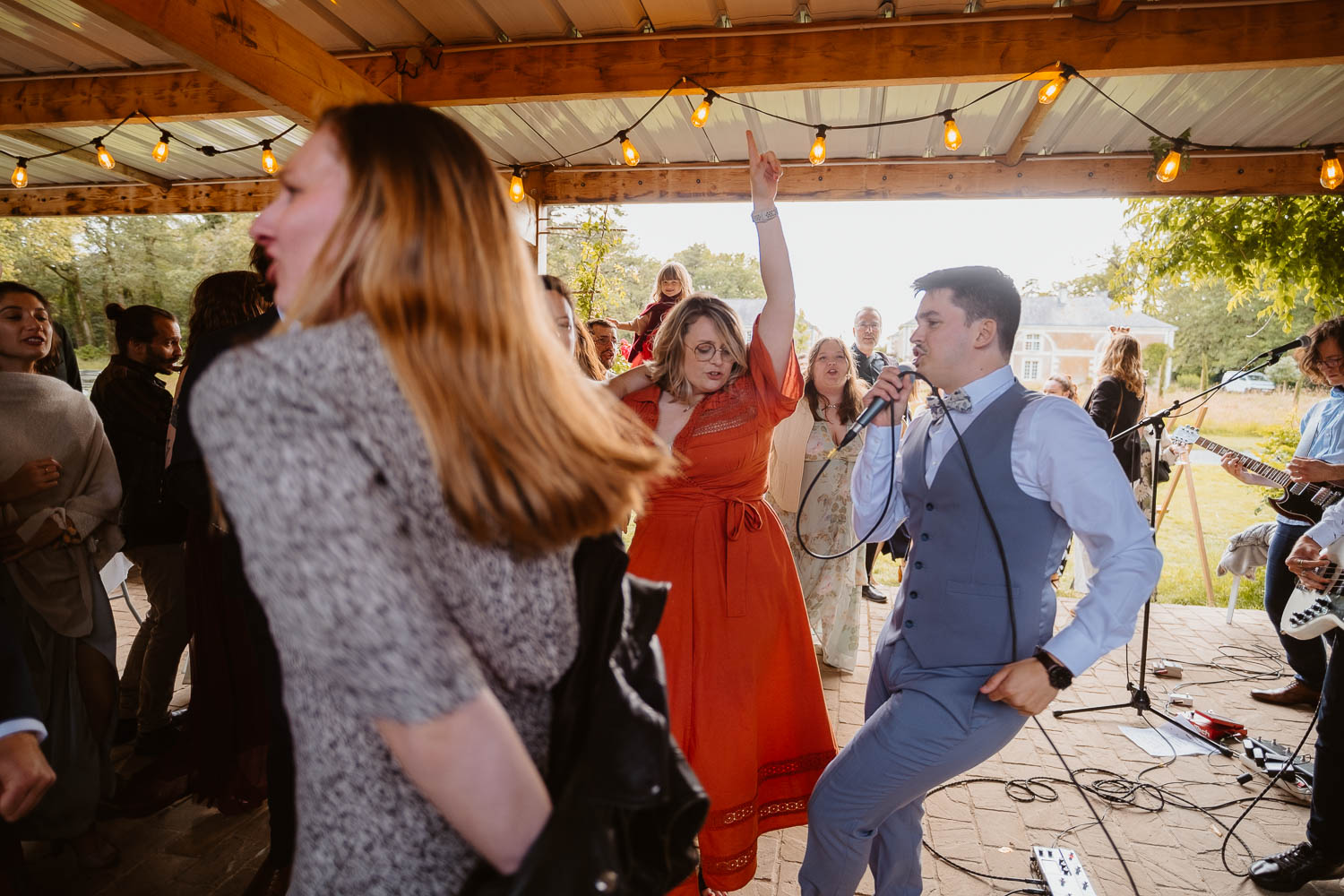 groupe musique rock & potes cocktail mariage — Château de la Forêt au Cellier