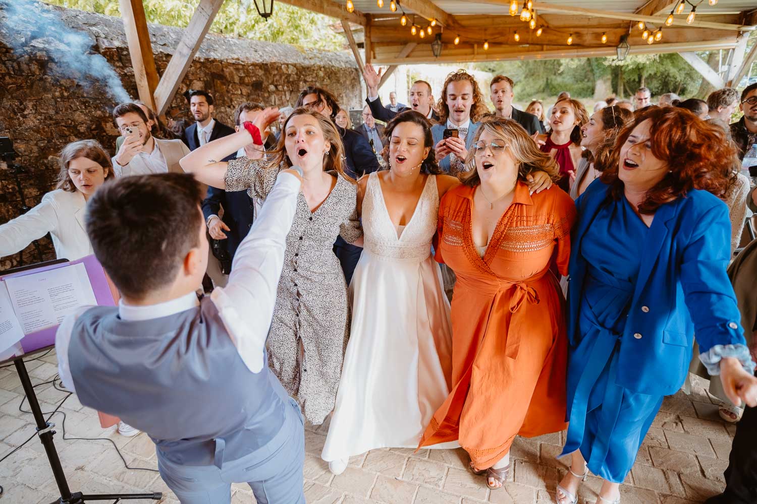 groupe musique rock & potes cocktail mariage — Château de la Forêt au Cellier