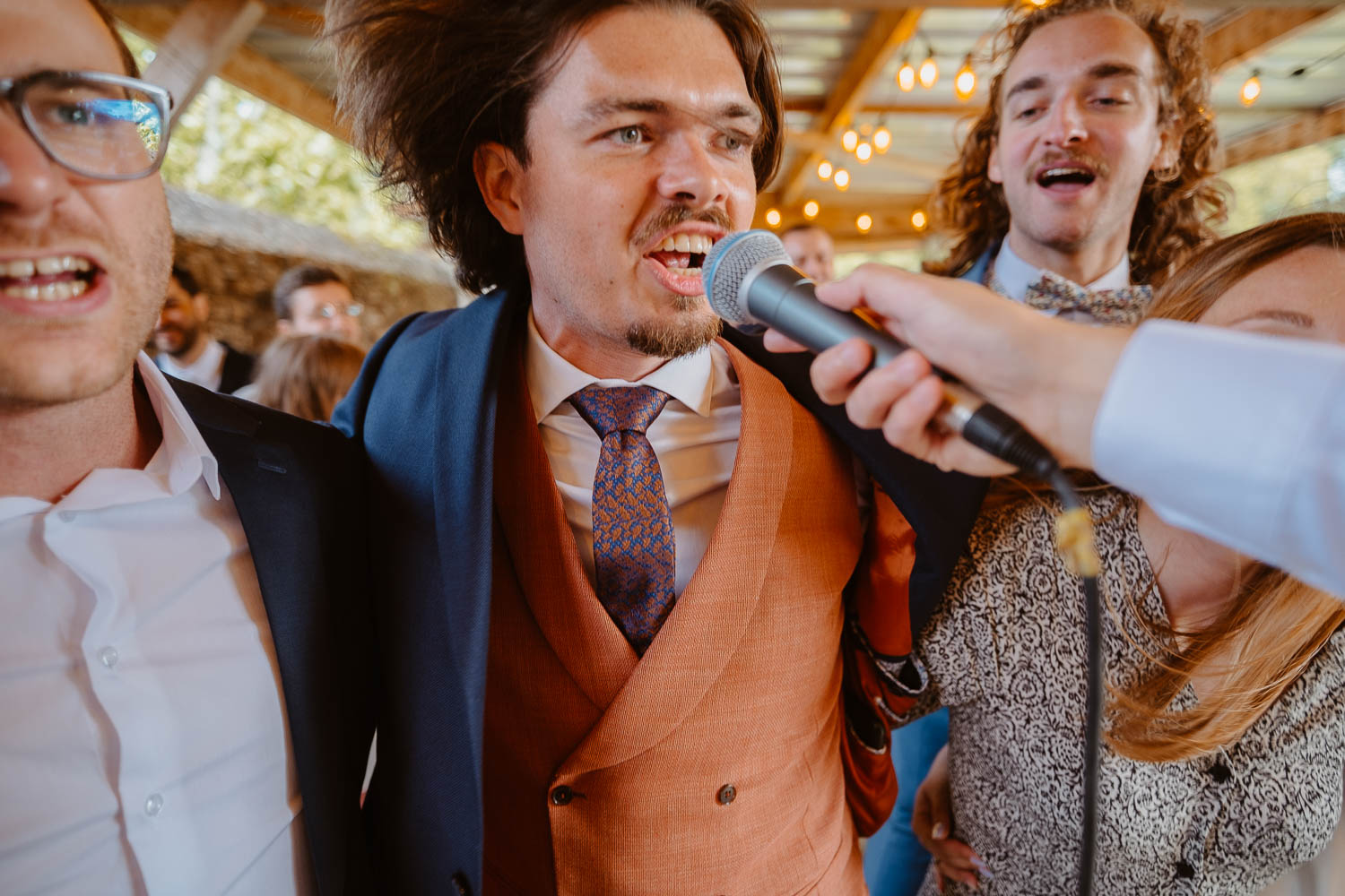 groupe musique rock & potes cocktail mariage — Château de la Forêt au Cellier