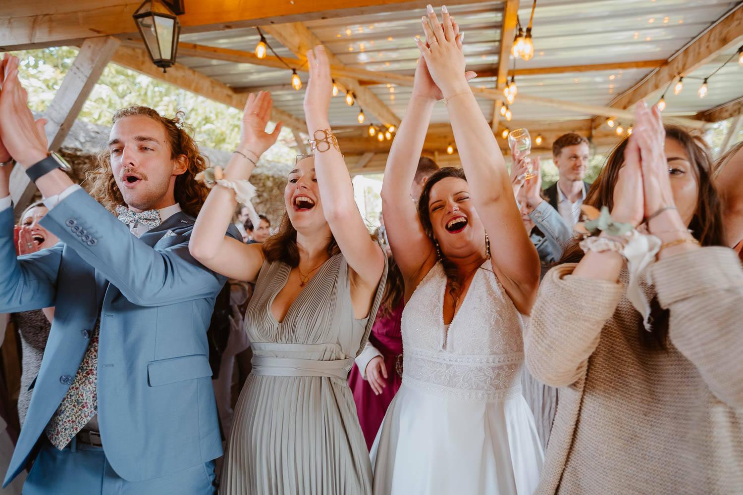 groupe musique rock & potes cocktail mariage — Château de la Forêt au Cellier