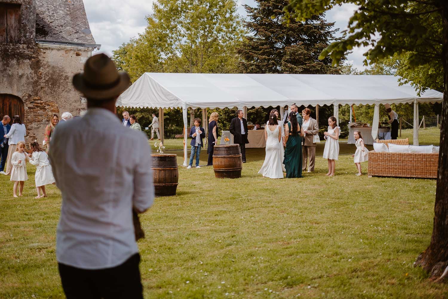 musicien jazz cocktail mariage — Château du Coing à Saint Fiacre sur Maine