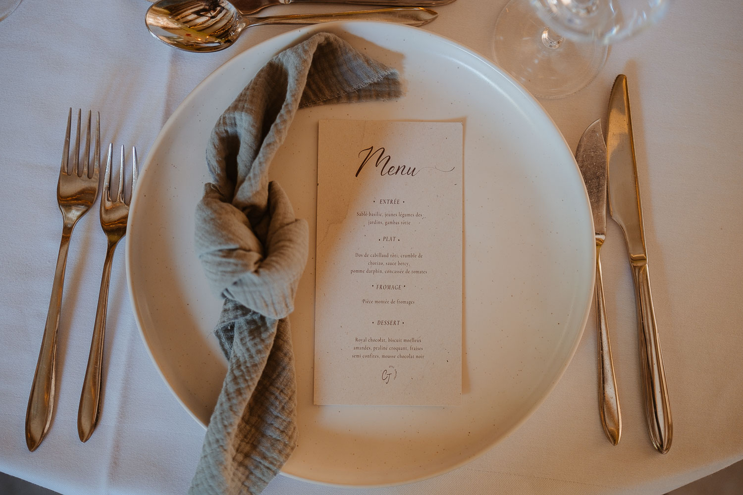 décoration salle tables mariage— Château du Coing à Saint Fiacre sur Maine