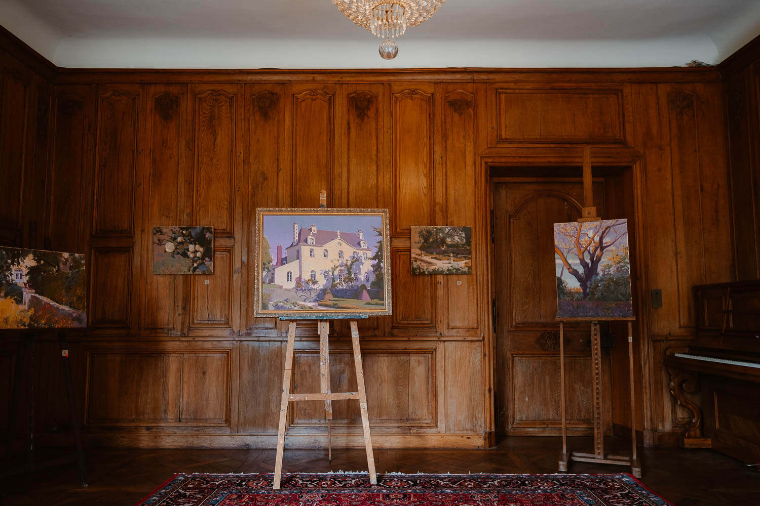 Séance photo reportage exposition artiste peintre achitecture Sami Toualit au Manoir des Lauriers