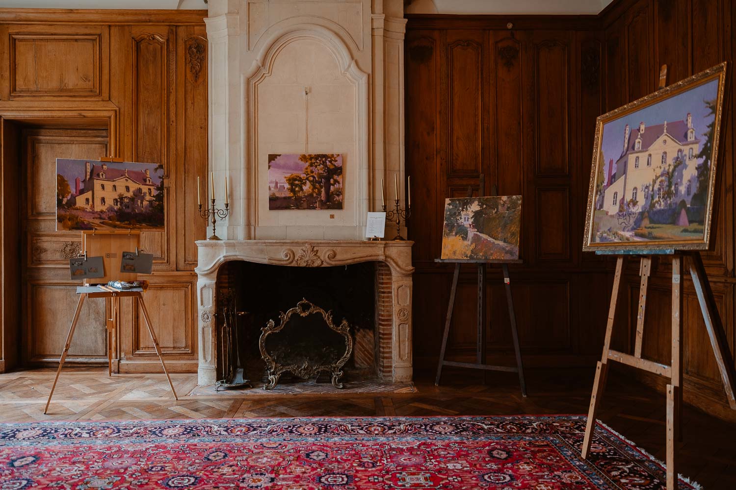 Séance photo reportage exposition artiste peintre achitecture Sami Toualit au Manoir des Lauriers