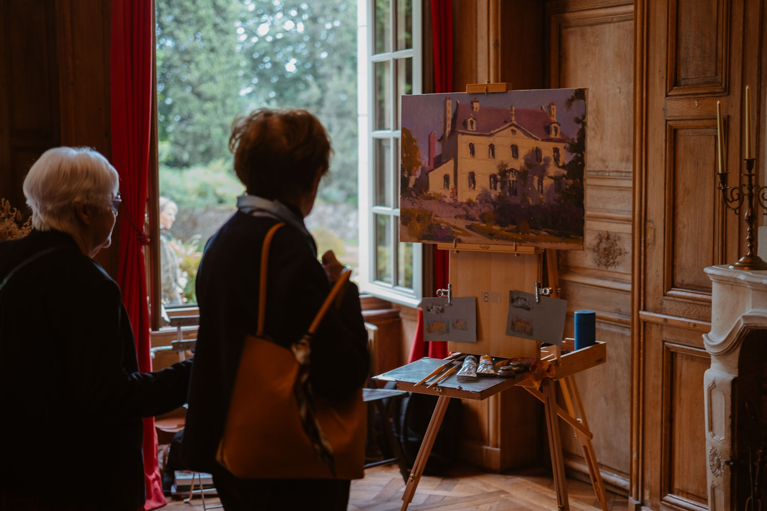 Séance photo reportage exposition artiste peintre achitecture Sami Toualit au Manoir des Lauriers