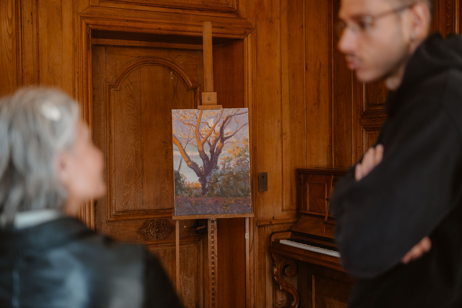 Séance photo reportage exposition artiste peintre achitecture Sami Toualit au Manoir des Lauriers