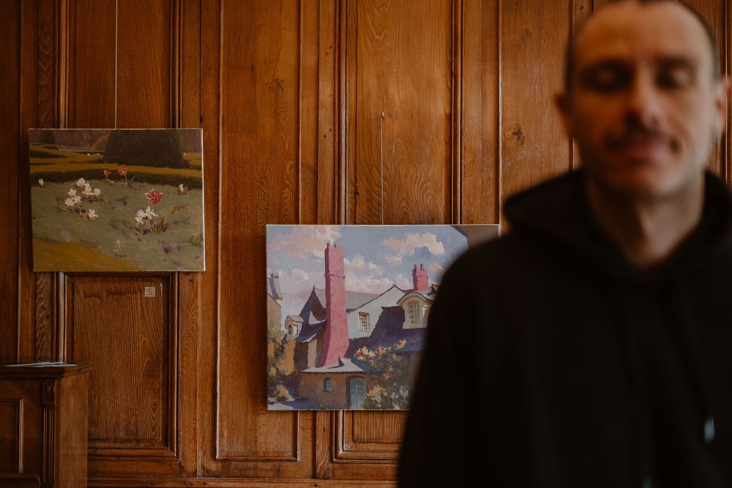 Séance photo reportage exposition artiste peintre achitecture Sami Toualit au Manoir des Lauriers