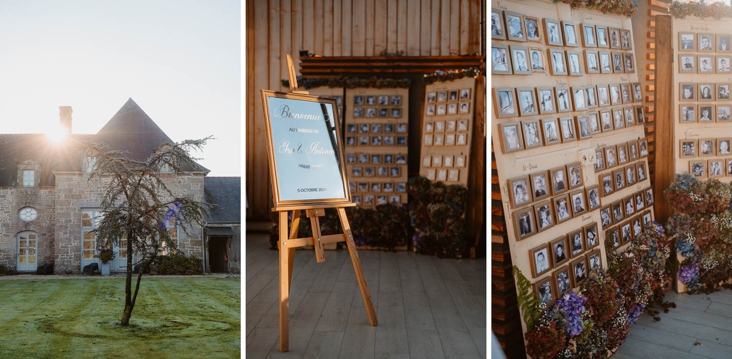 reportage photo lifestyle mariage automne — Château du Bois Guy à Parigné
