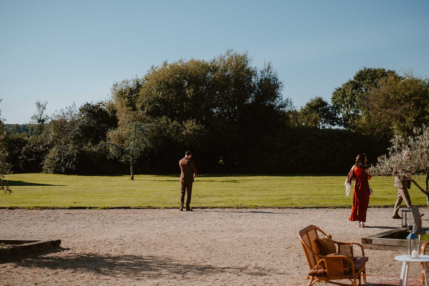 photographe mariage — reportage Château du Bois Guy à Parigné