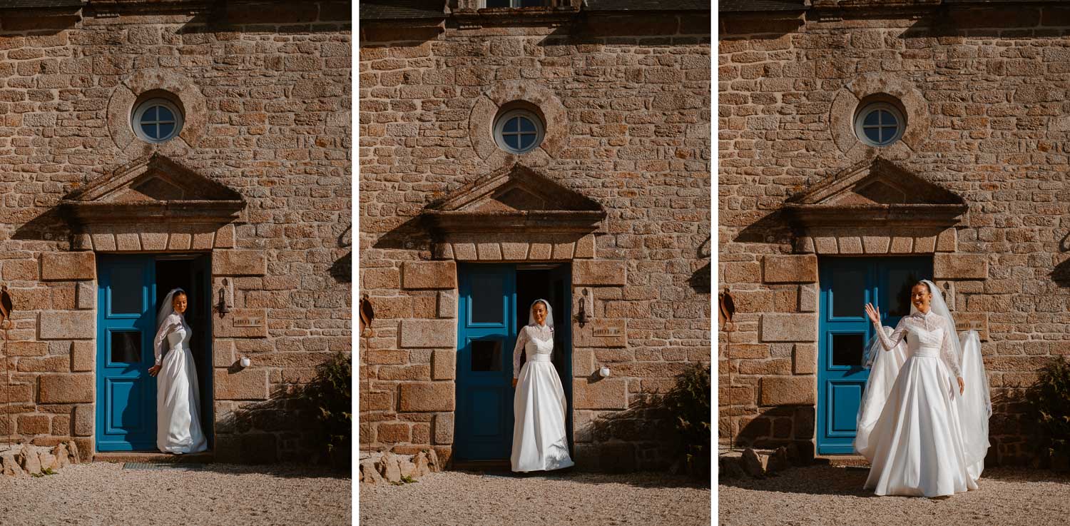photographe mariage — reportage Château du Bois Guy à Parigné