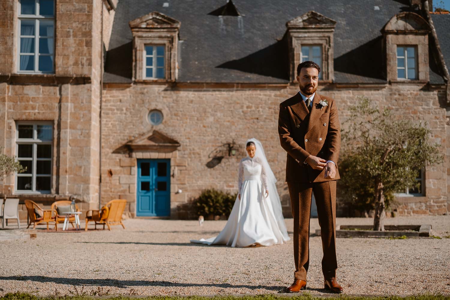 photographe mariage — reportage Château du Bois Guy à Parigné