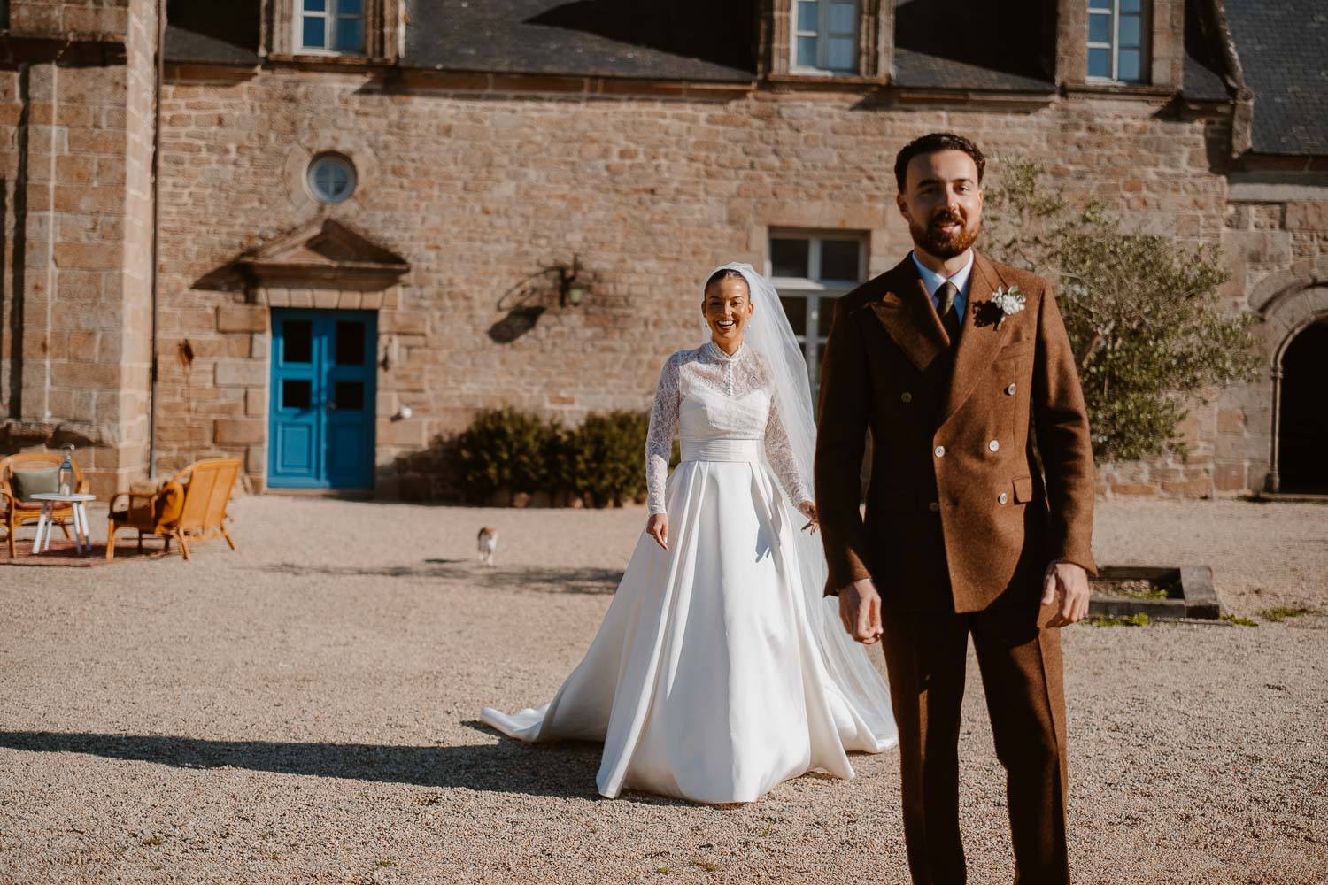 photographe mariage — reportage Château du Bois Guy à Parigné