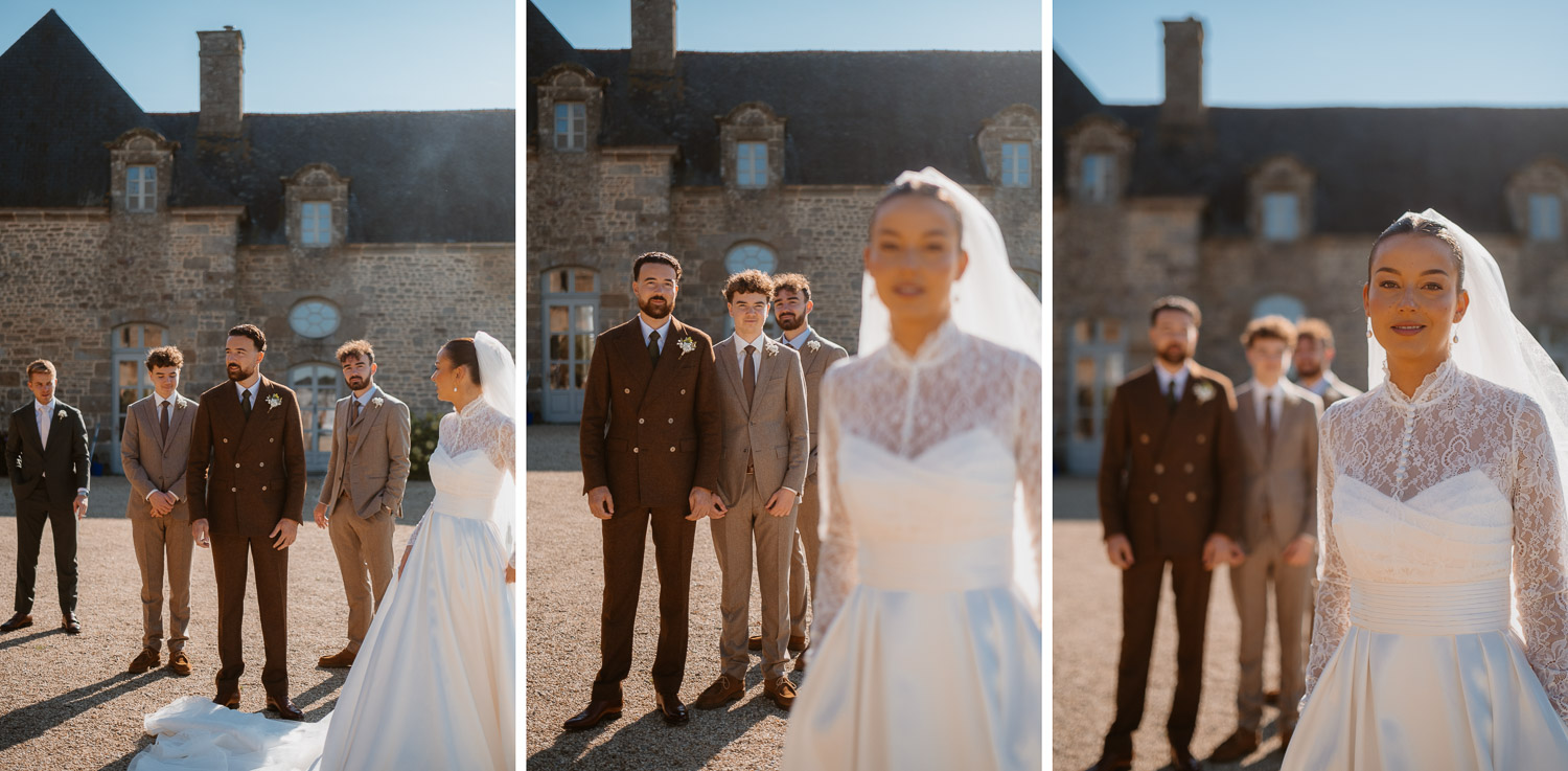 reportage photo lifestyle mariage automne — Château du Bois Guy à Parigné