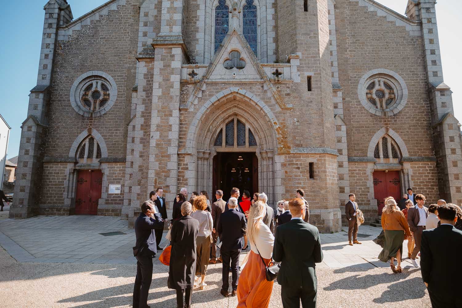reportage photo mariage cérémonie religieuse — Bretagne
