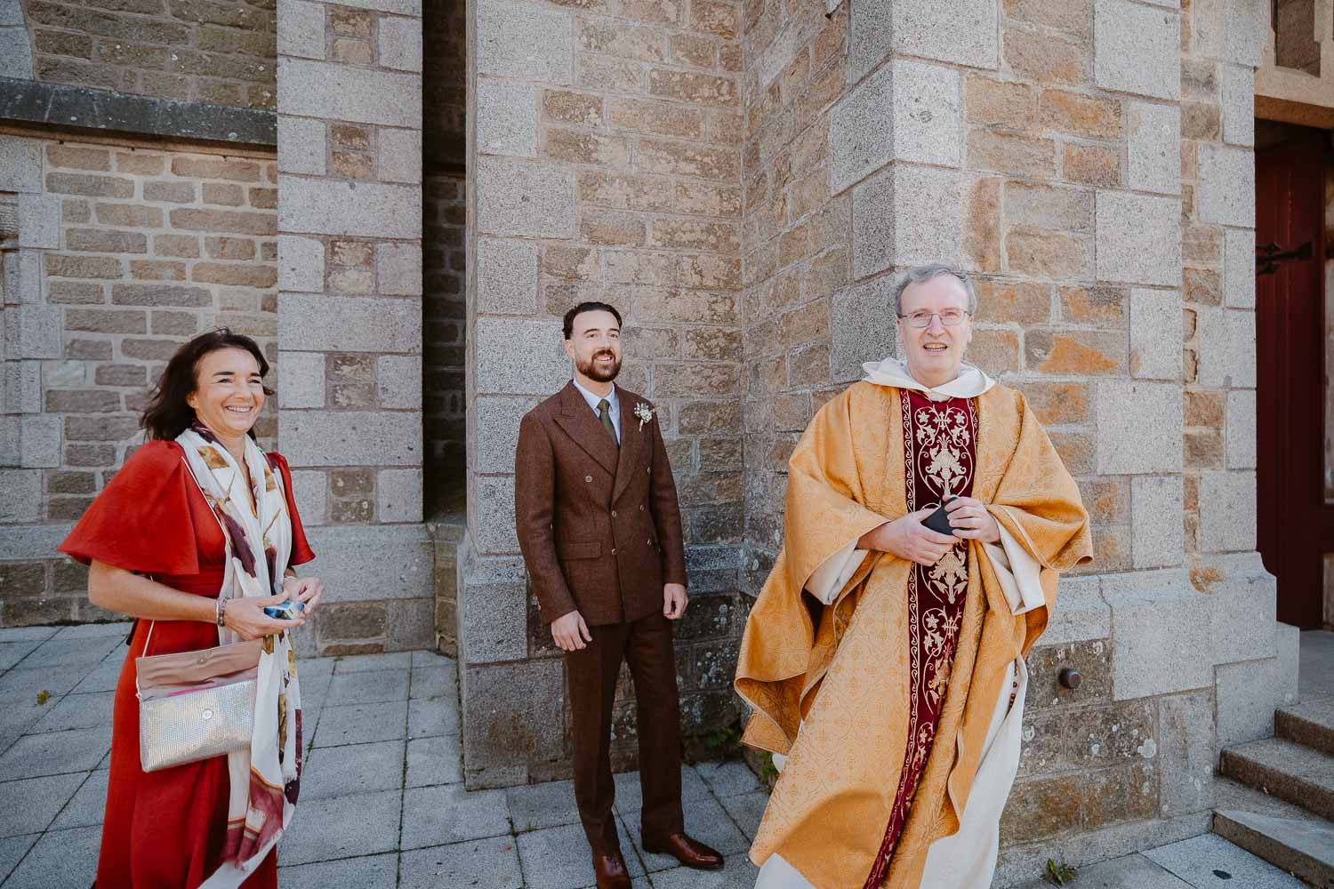 reportage photo mariage cérémonie religieuse — Bretagne