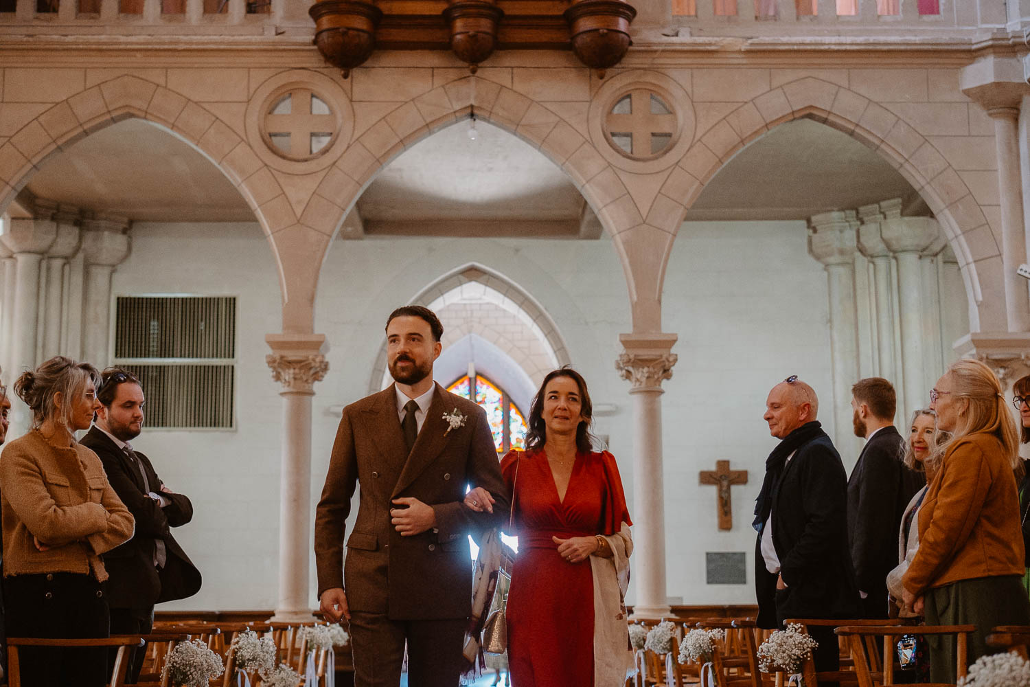 reportage photo mariage cérémonie religieuse — Bretagne