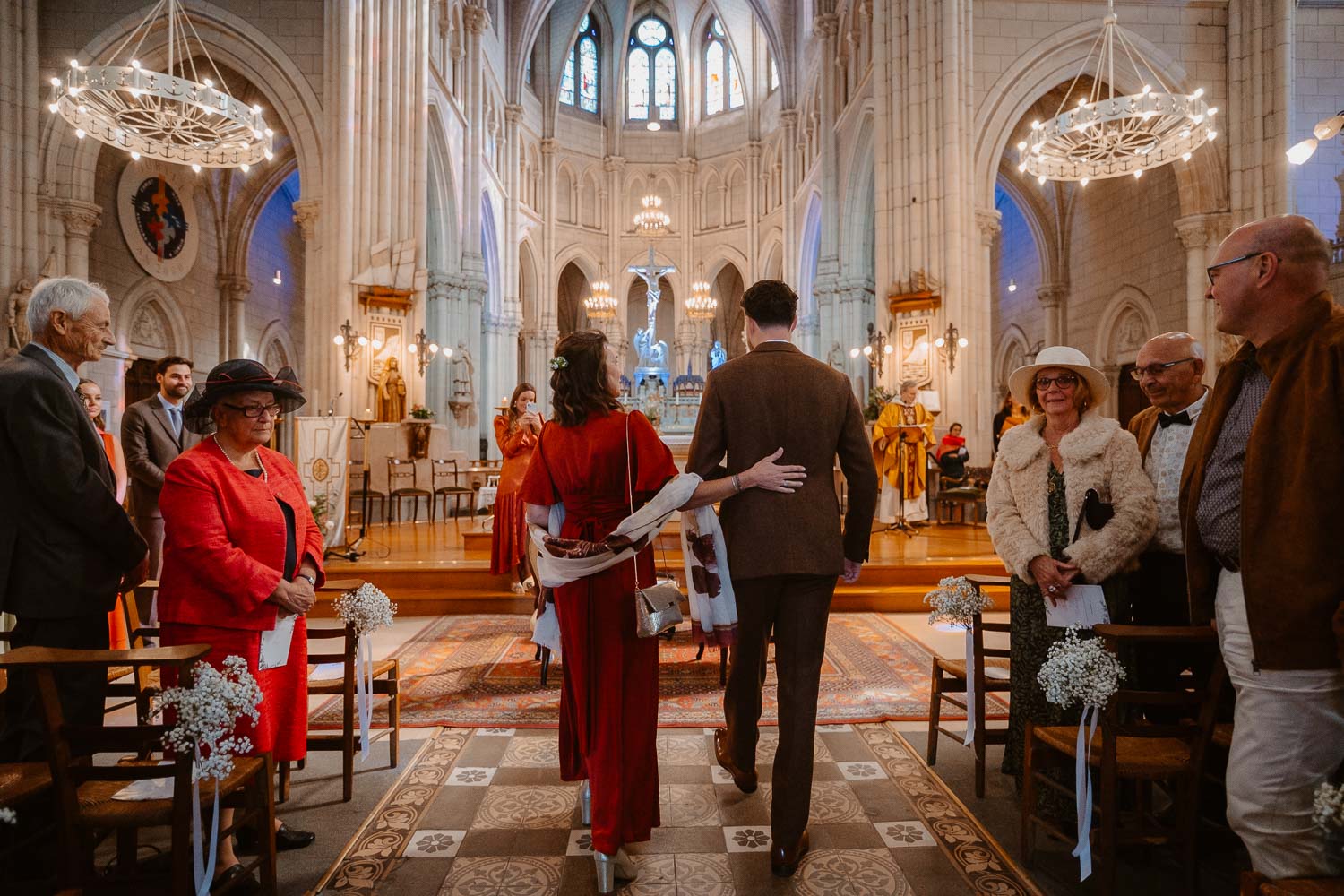 reportage photo mariage cérémonie religieuse — Bretagne
