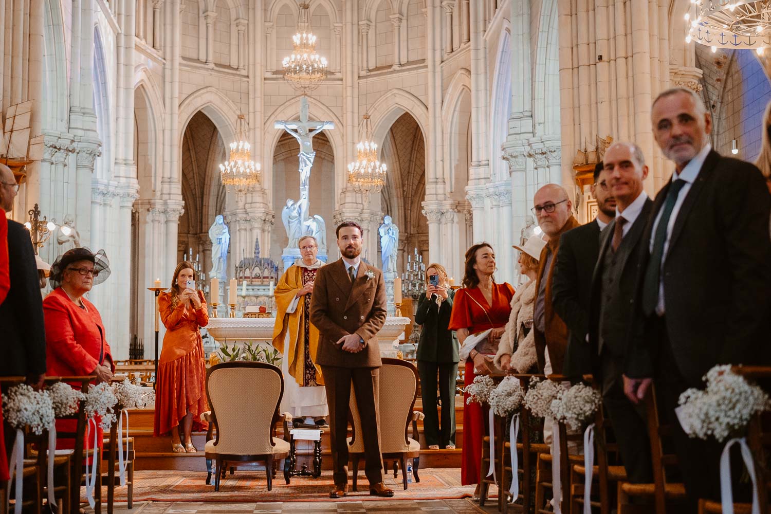 reportage photo mariage cérémonie religieuse — Bretagne