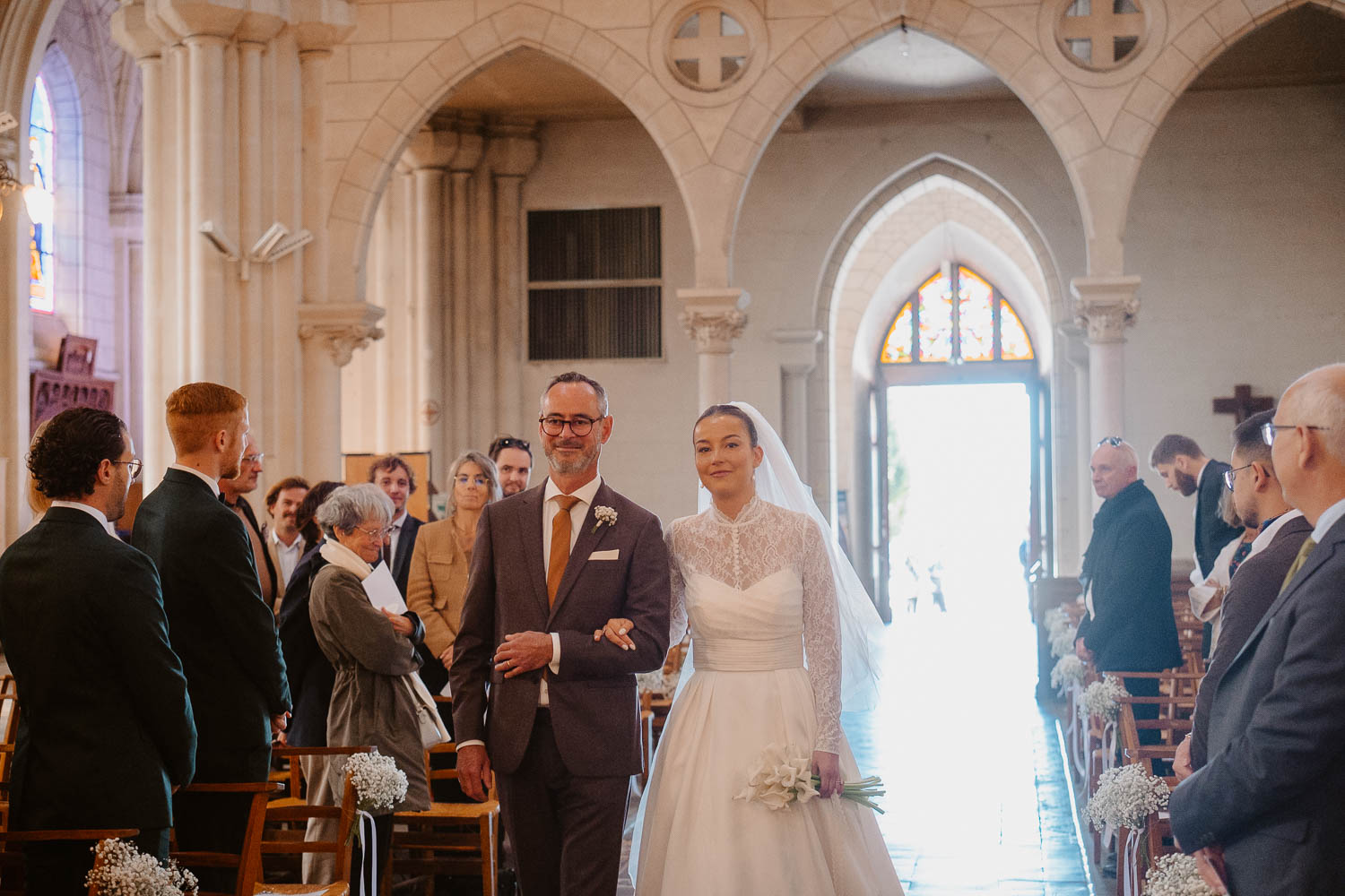 reportage photo mariage cérémonie religieuse — Bretagne