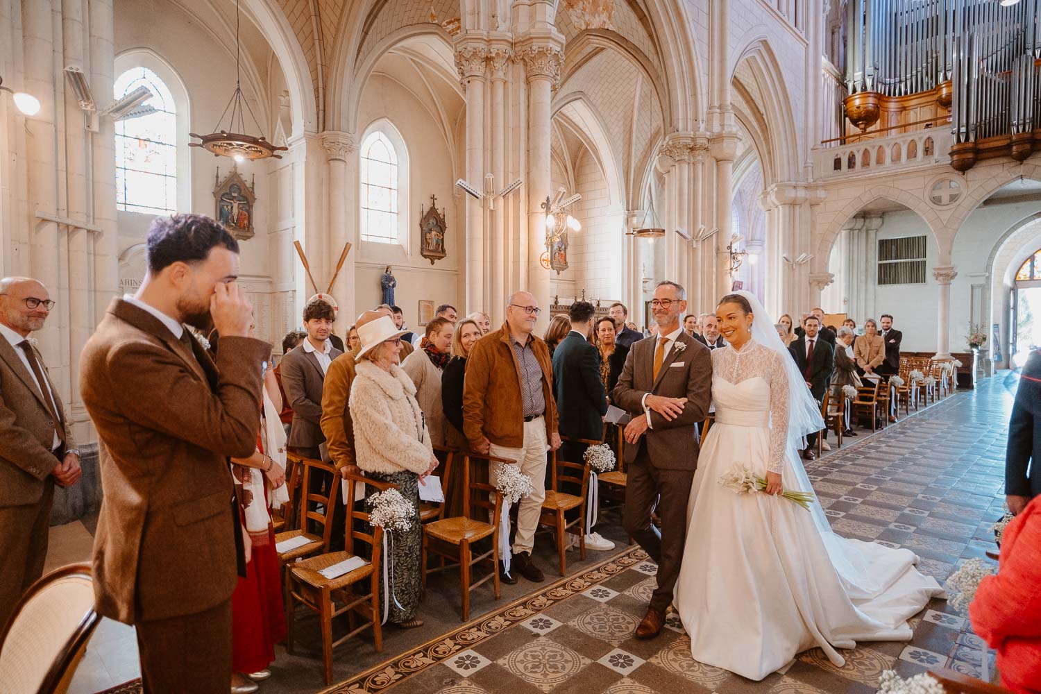 reportage photo mariage cérémonie religieuse — Bretagne