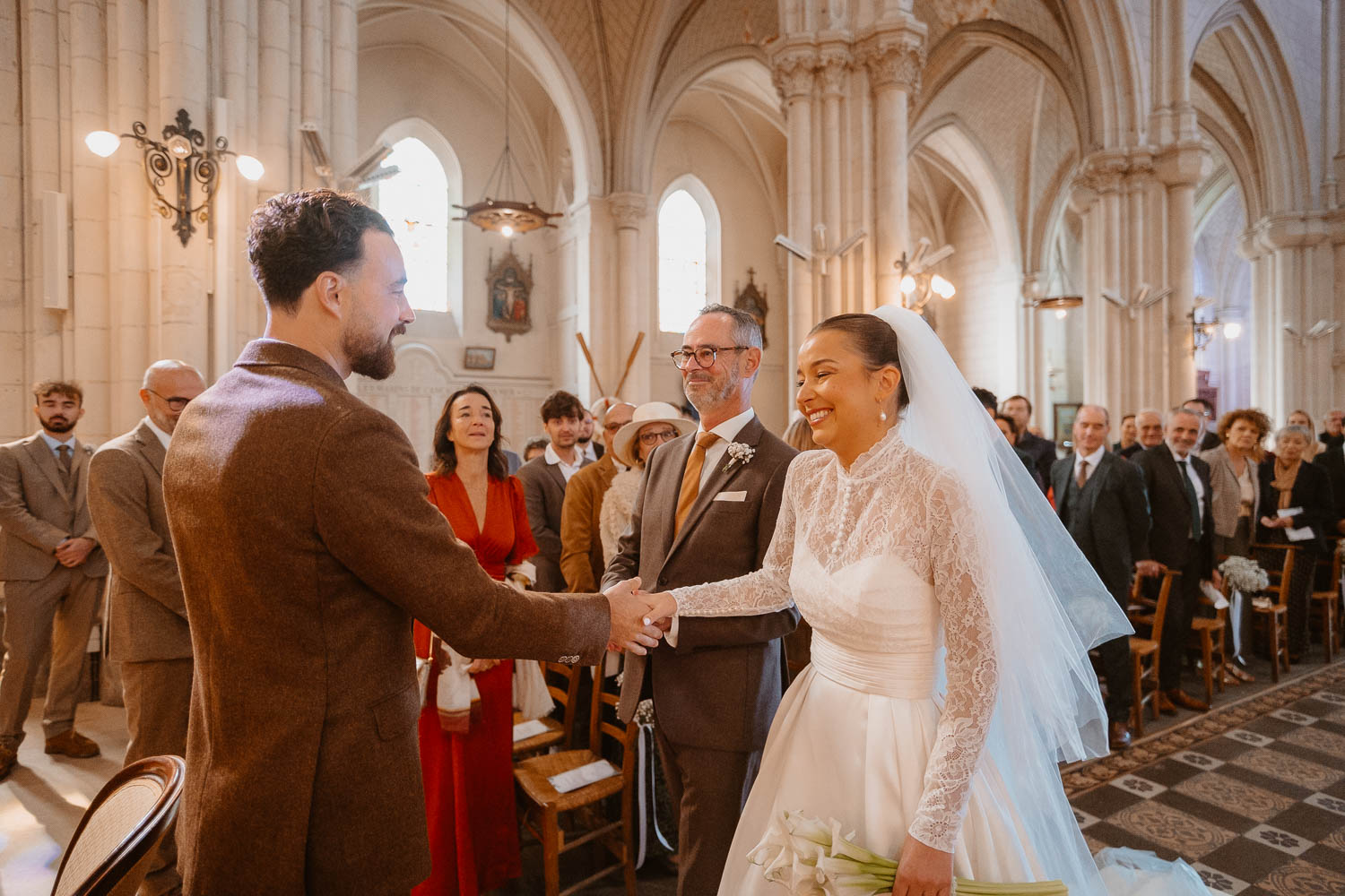 reportage photo mariage cérémonie religieuse — Bretagne