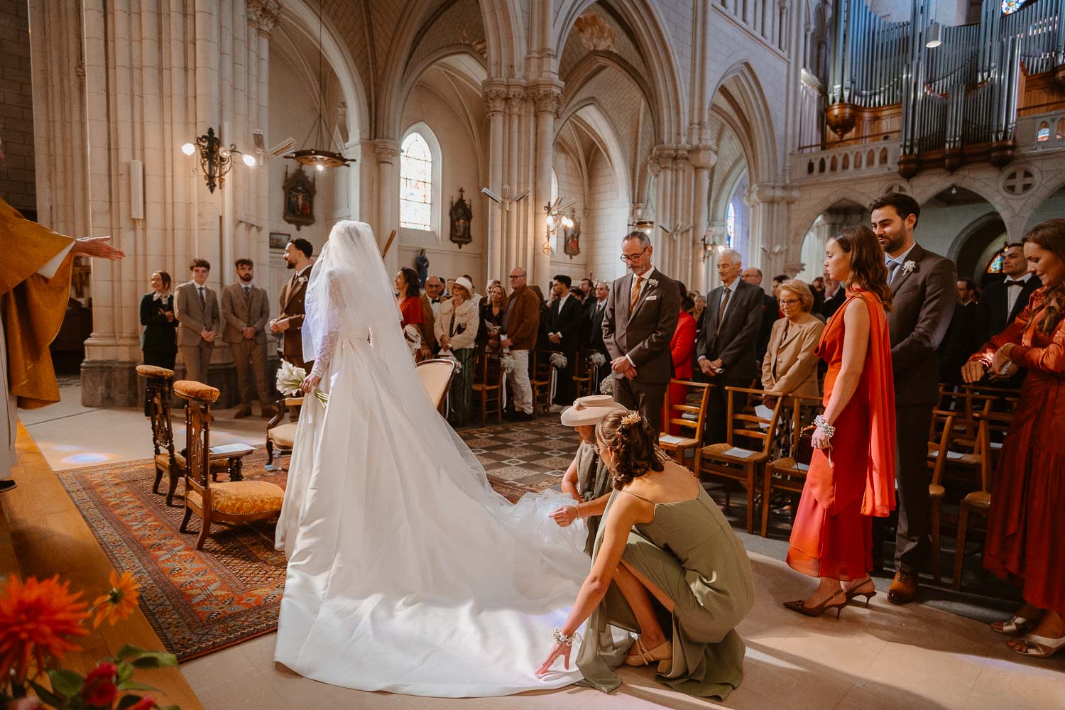 reportage photo mariage cérémonie religieuse — Bretagne